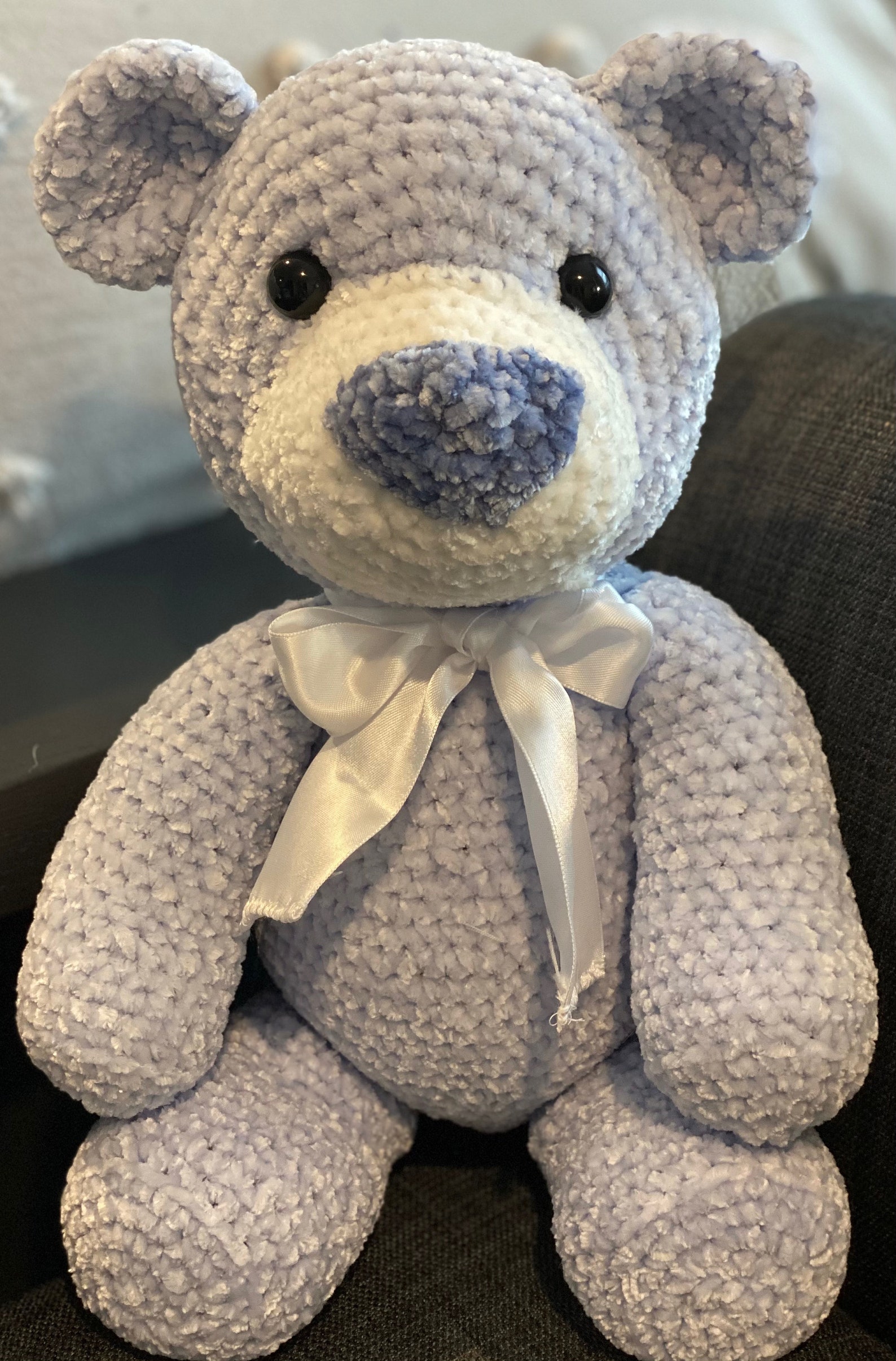 Handmade Crochet Teddy Bear & Baby Blanket Etsy