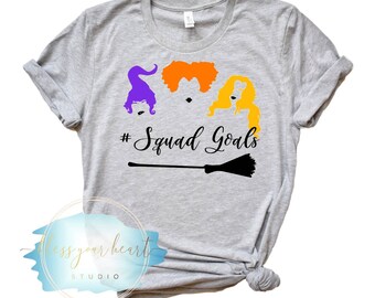 Hocus Pocus Shirt Womens Sanderson Sisters Shirts Halloween Costumes for Women