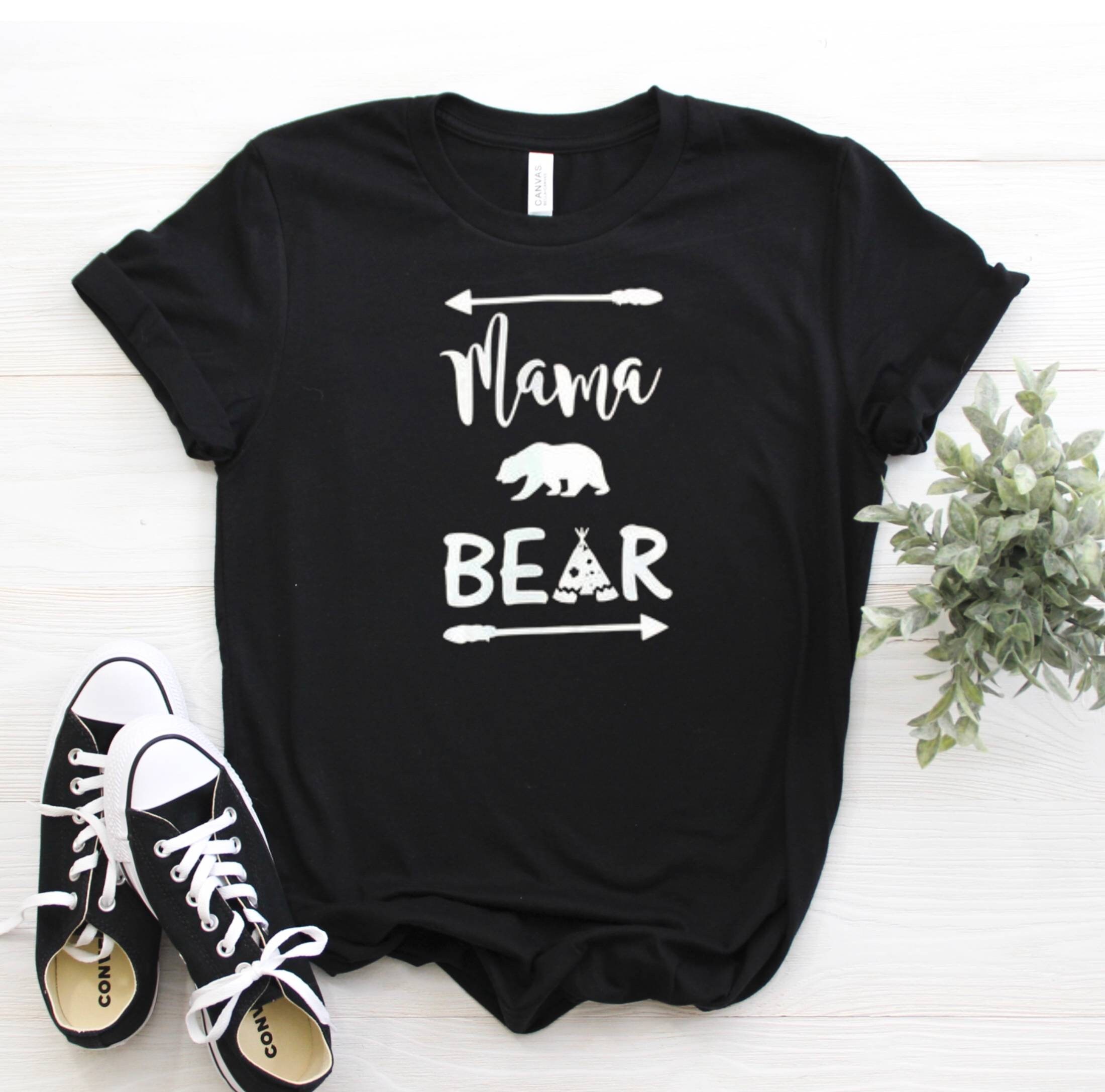 Mama Bear Shirt Plus Size Mama Bear T Shirt Mom Shirt Womens T | Etsy