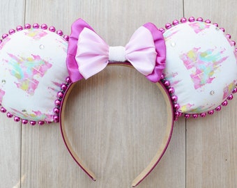 Disney castle inspired ears 3d ears Coffee and Castles