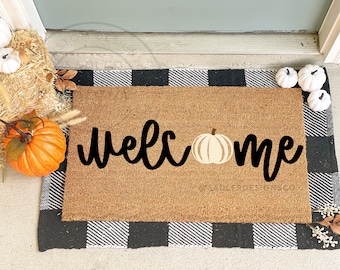 Layered Front Door Mats Ideas - Rustic Crafts & DIY