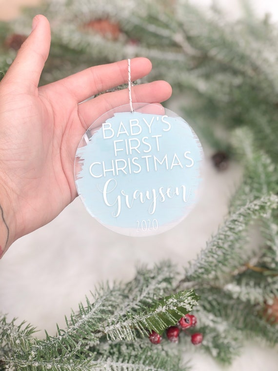 Baby's 1st 2024 christmas ornament