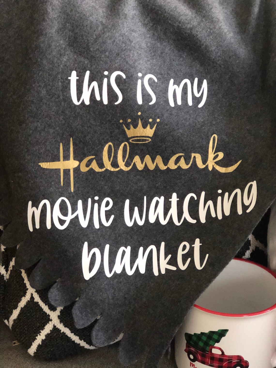 This Is My Hallmark Movie Watching Blanket Etsy