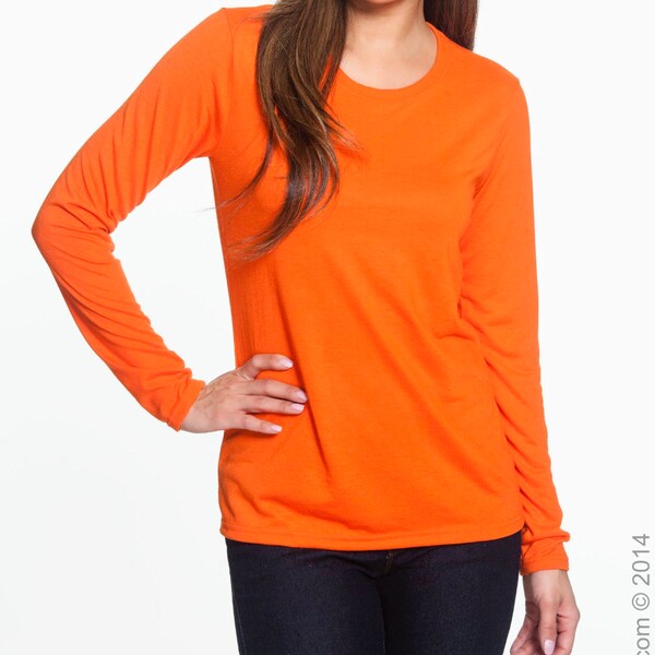 Adult Custom Long Sleeve Performance Tee With Hoodie
