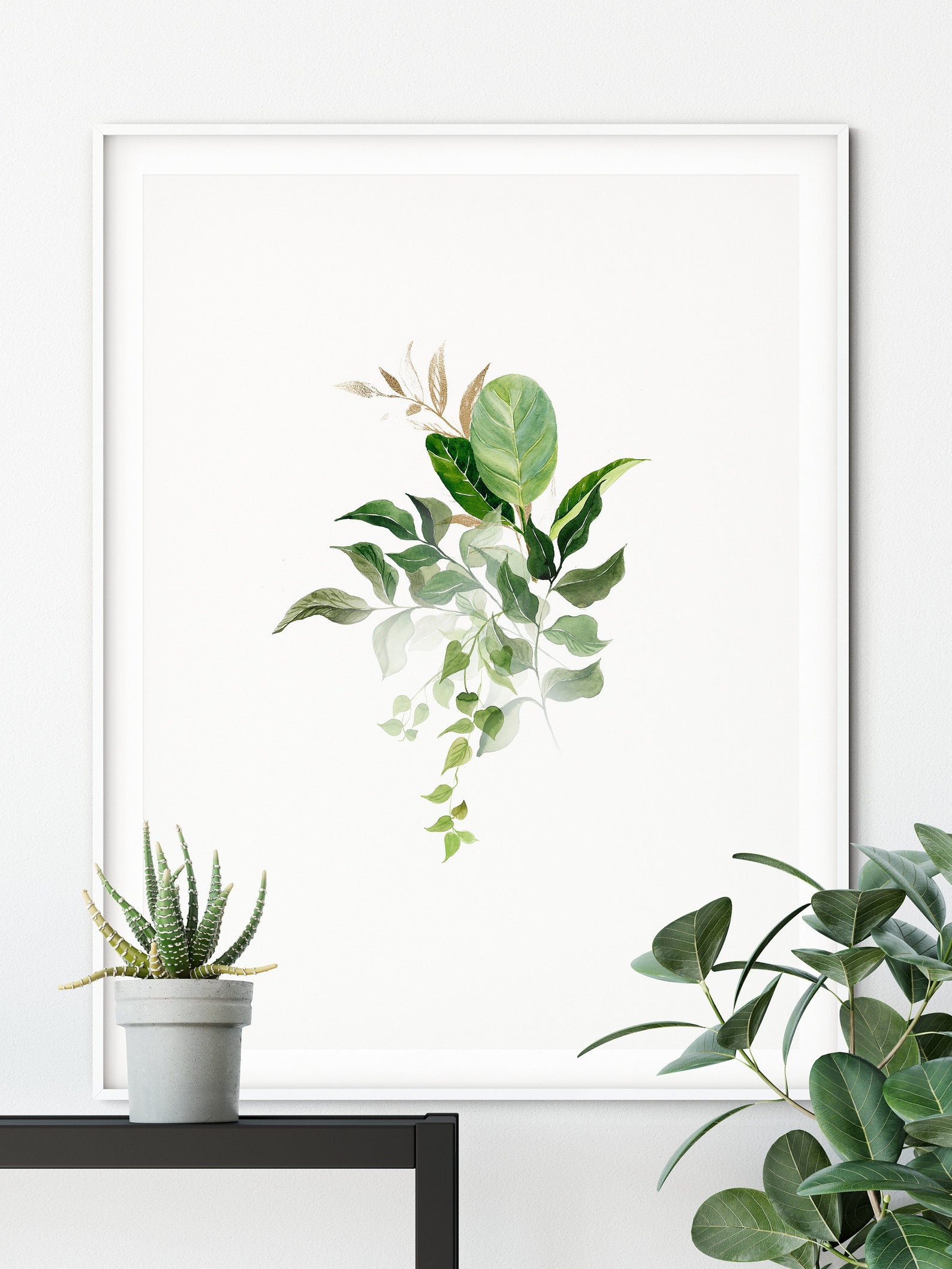 Tropical Wall Art Watercolor Prints Watercolor Wall | Etsy