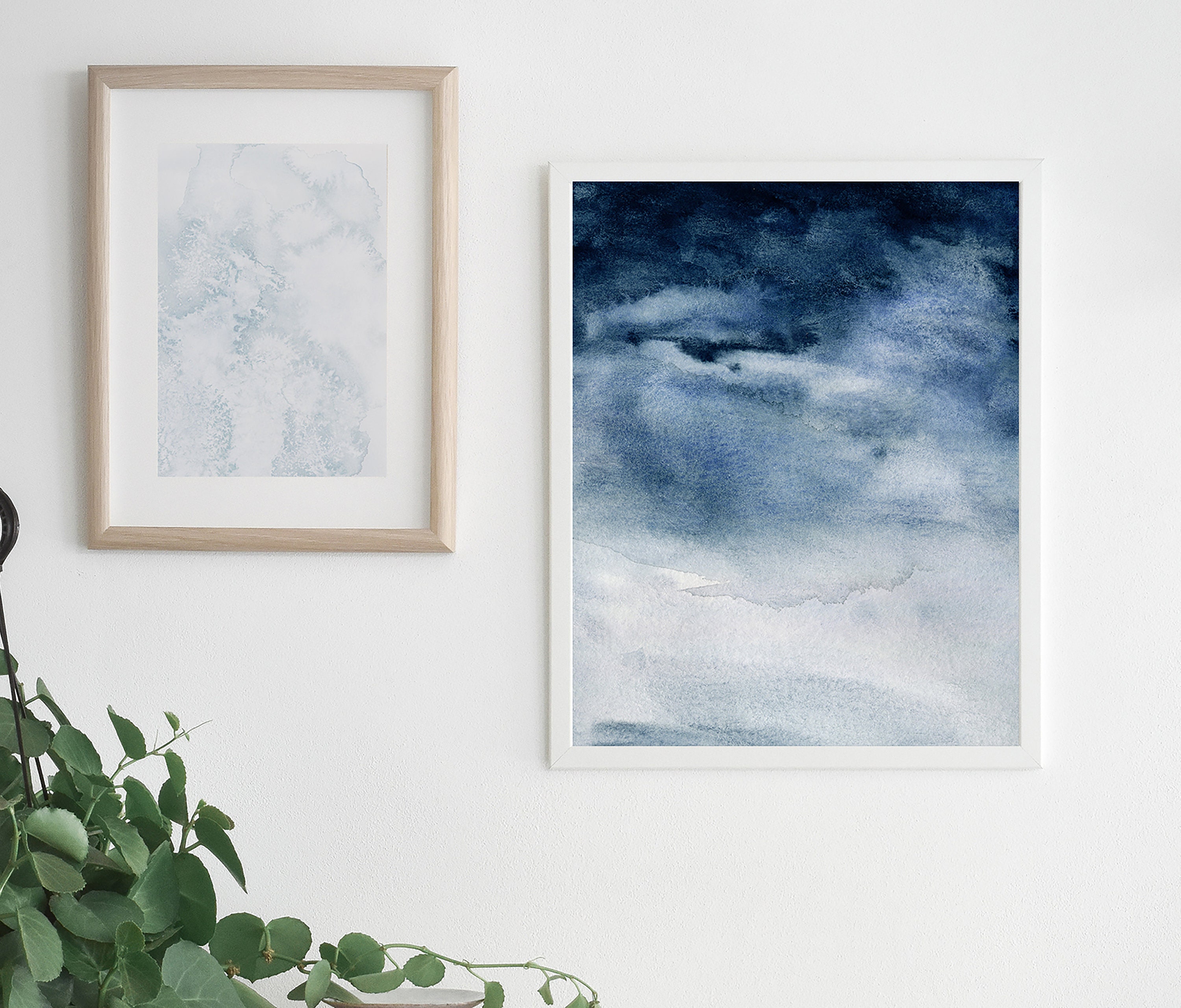 Indigo Wall Art Printable Wall Print Indigo Living Room Art - Etsy UK