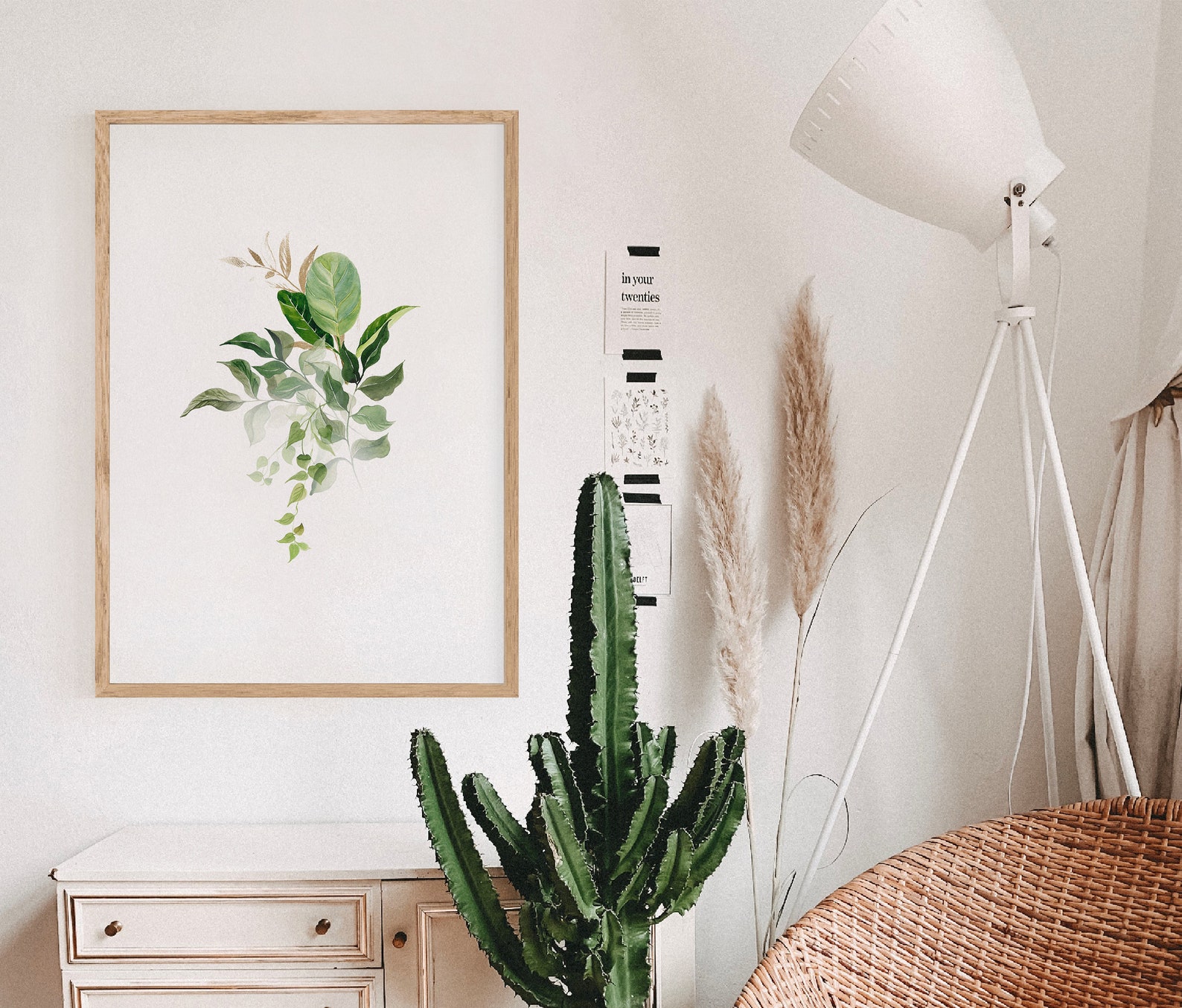 Tropical Wall Art Watercolor Prints Watercolor Wall | Etsy