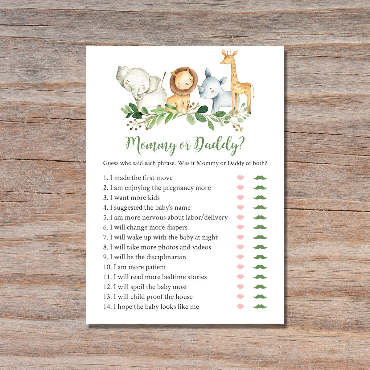 Guess Who Mommy Or Daddy Baby Shower Game Mommy Or Daddy Baby Shower Game He Said She Said Guess Who Said Mom Or Dad Game Guess Mommy Daddy Guess Who Mommy Or Daddy Baby Shower Game Mommy Or Daddy Baby Shower Game He Said She Said Guess Who Said Mom Or Dad Game Guess Mommy Daddy