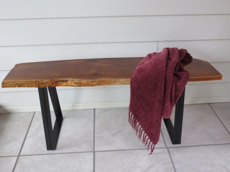 Live Edge Mulberry Wood Bench Entry Way Bench Dining Bench Etsy