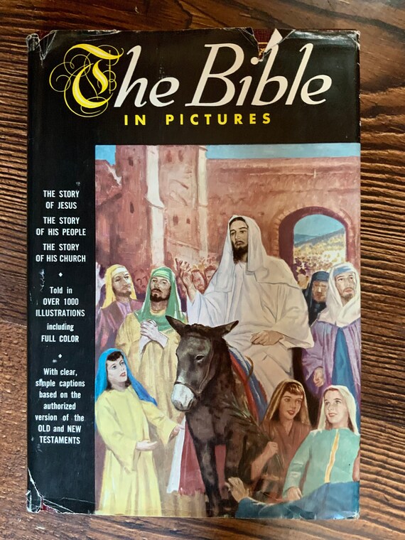 The BIBLE in Pictures Rev Ralph Kirby 1952 Greystone Press Etsy