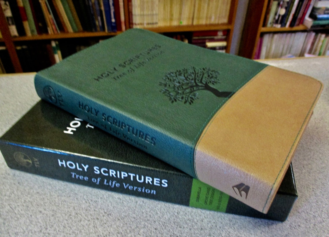 Personalized TREE Of LIFE Version Bible TLV Jewish Etsy