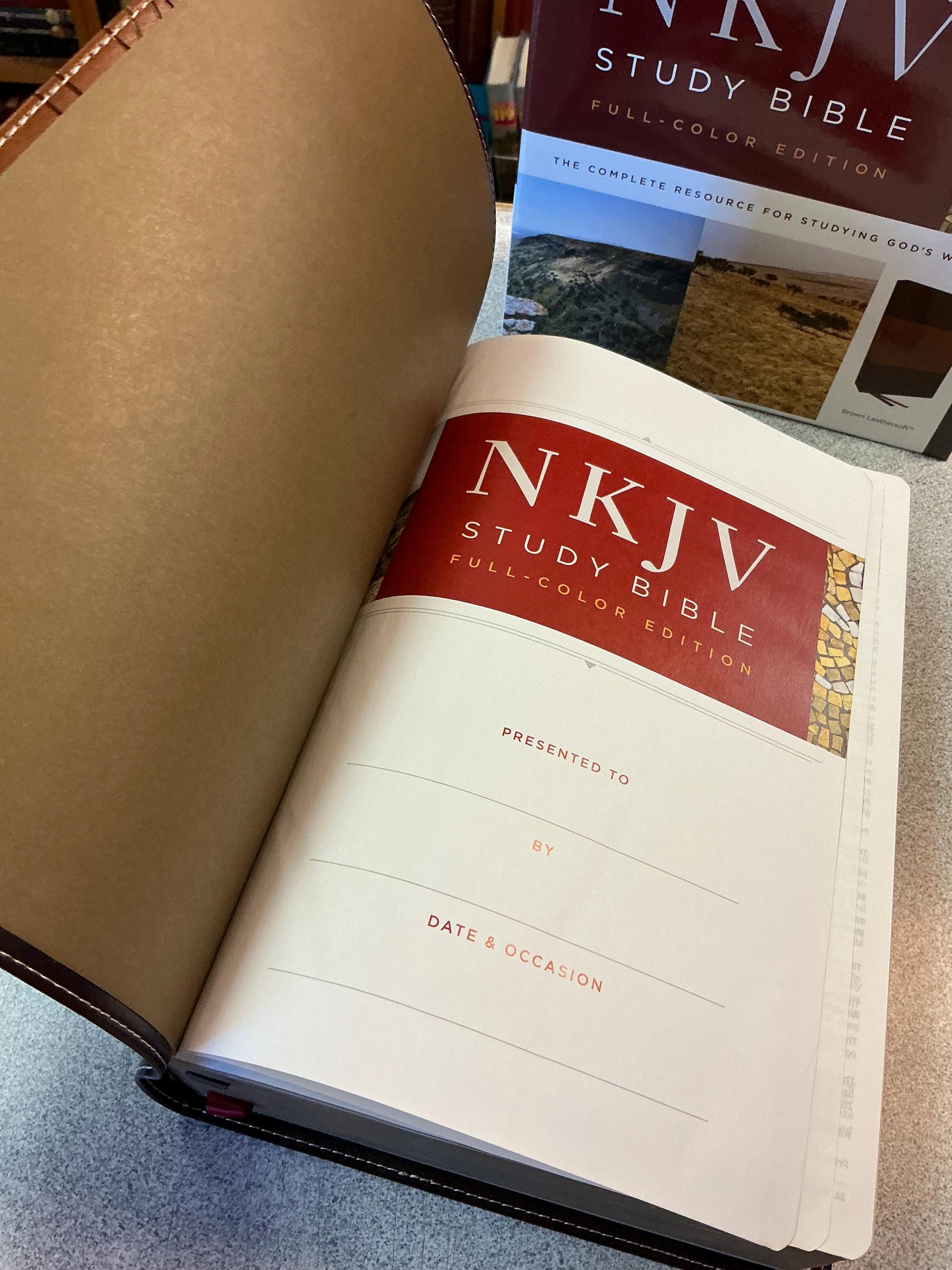 Personalized NKJV Study Bible - New King James - Full Color Edition ...