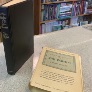 James Moffatt Bible - Etsy
