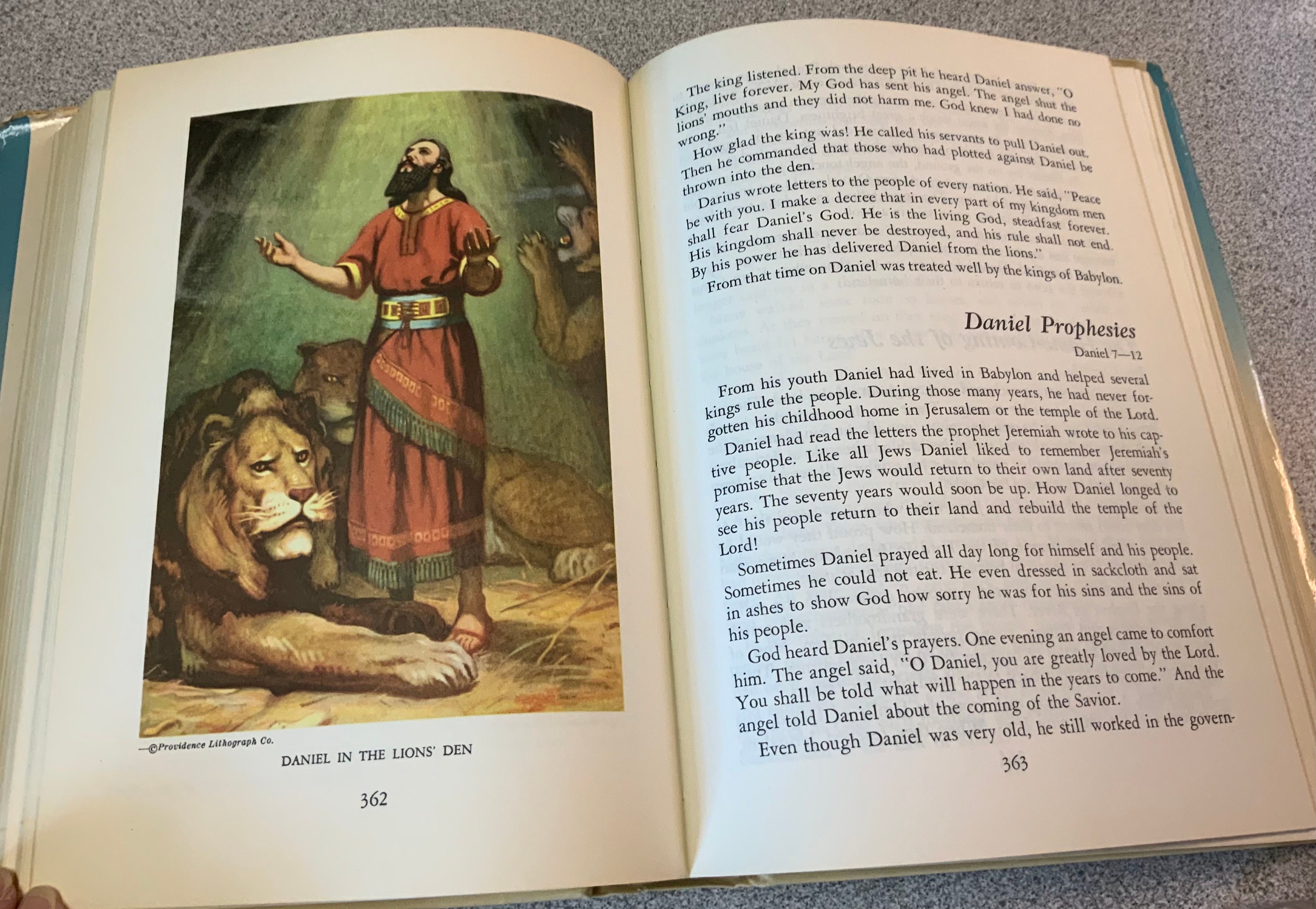 EGERMEIERS Bible Story Book Warner Press 1955 Illustrated