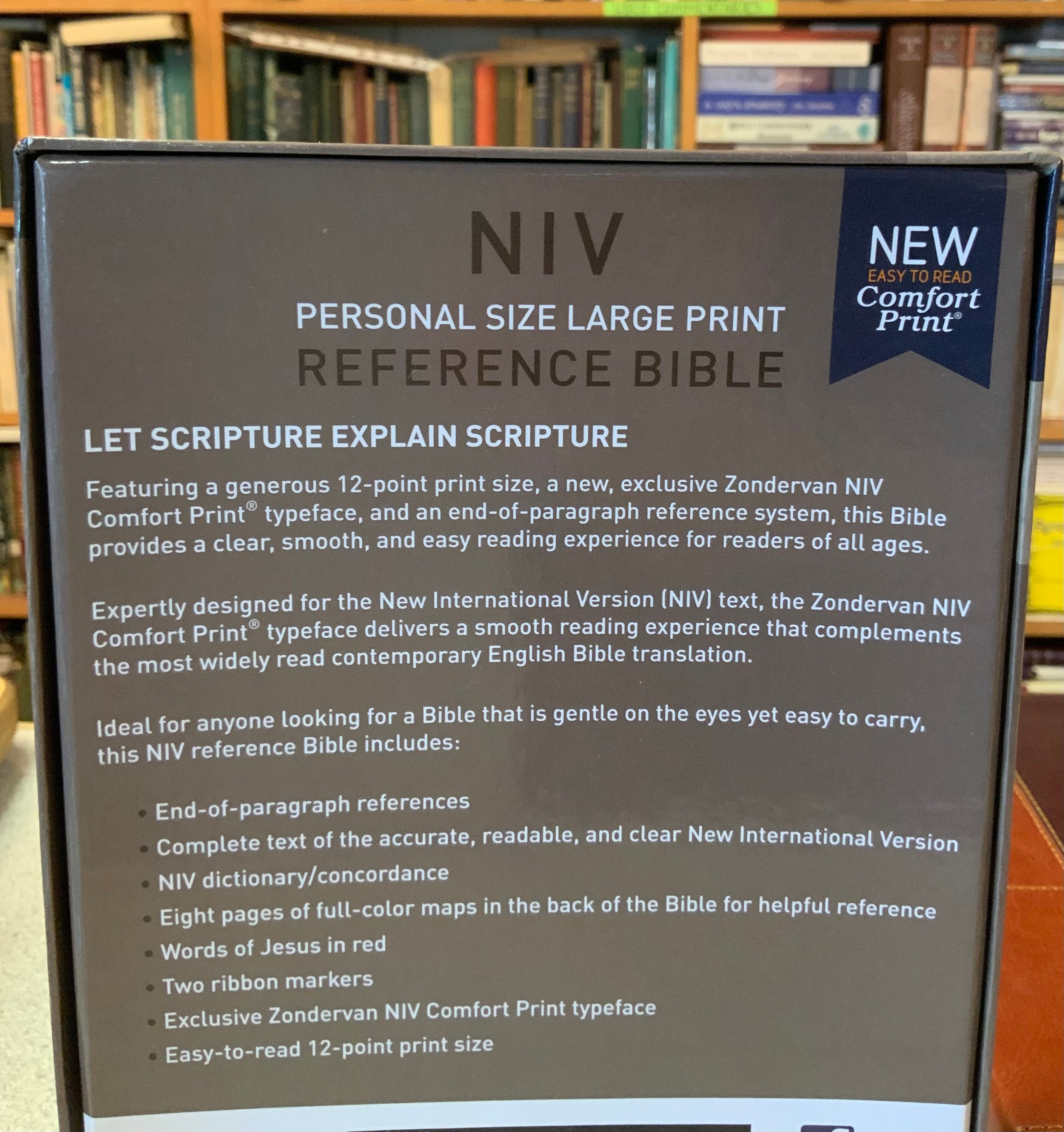 PERSONALIZED NIV Large Print Reference Bible Tan Brown | Etsy