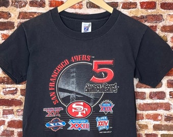 Rare vintage 1995 San Francisco 49ers 1994 season NFC Champions T-Shirt Mens XL