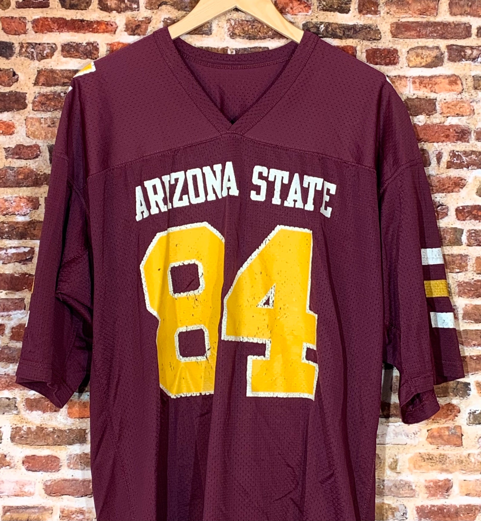 Vintage Game Worn Arizona State Football Mens XL Jersey Rare Etsy