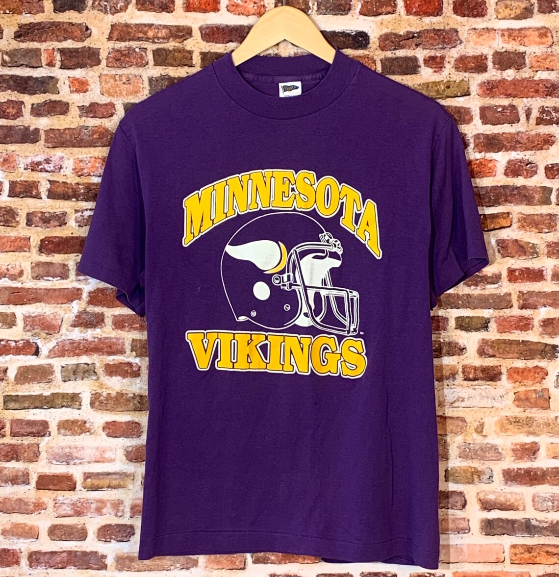 Vintage 80's Minnesota Vikings Men's Medium Tee Shirt | Etsy