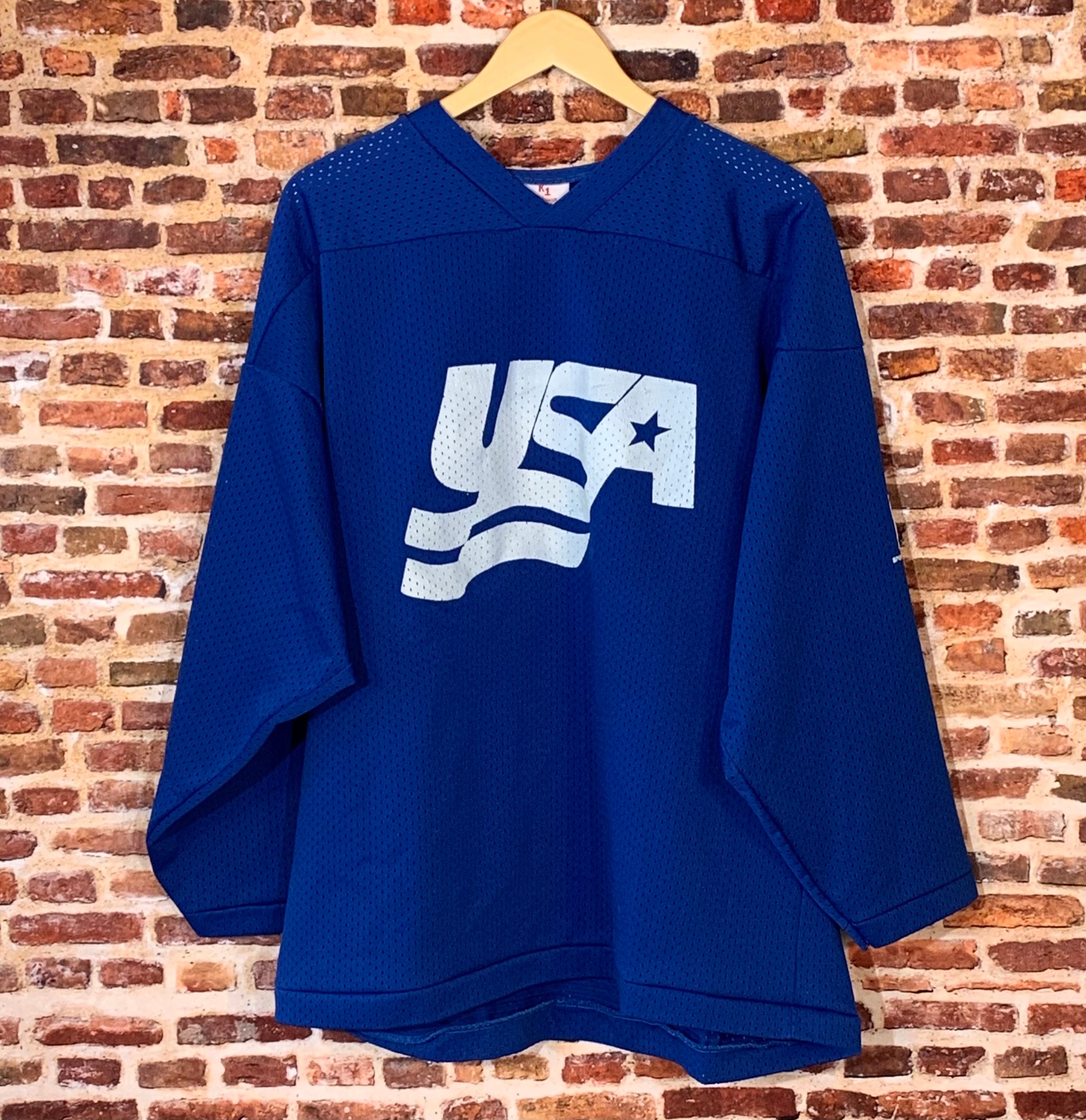Vintage USA Hockey Men's XL National Team Jersey Rare Etsy