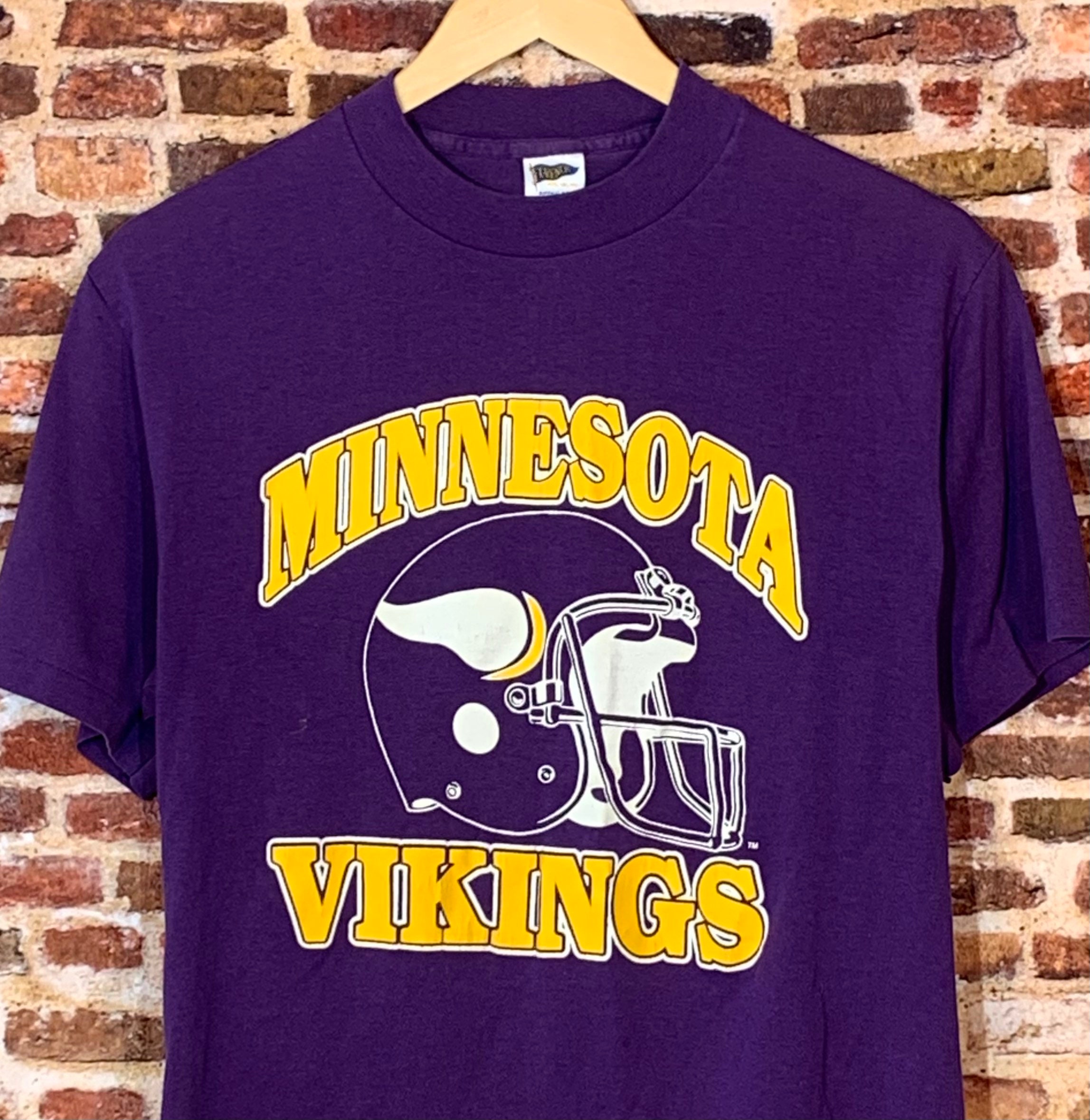 Vintage 80's Minnesota Vikings Men's Medium Tee Shirt | Etsy