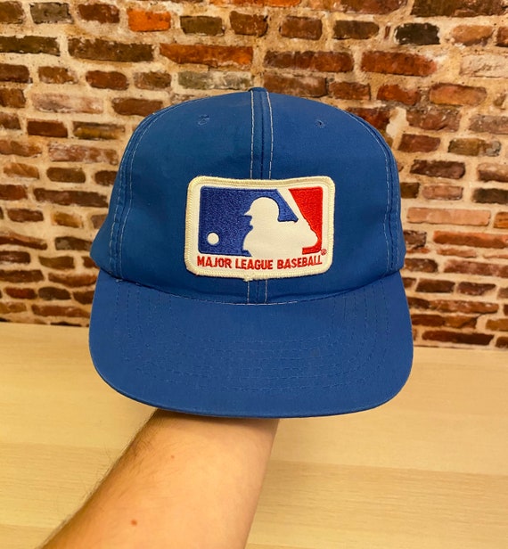 Vintage 80's MLB Patch Snapback Hat Rare