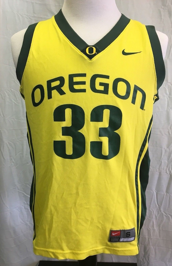 Vintage Oregon Ducks Basketball Jersey Nike Men’s Small Green 90's Shirt Football Yellow Rare33 NvmwyOPn80