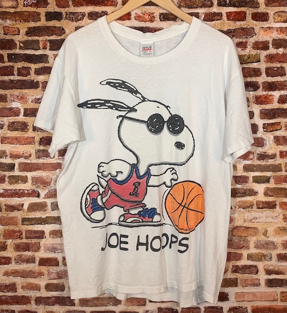 Vintage Snoopy "Joe Hoops" Men's XL Double Sided G