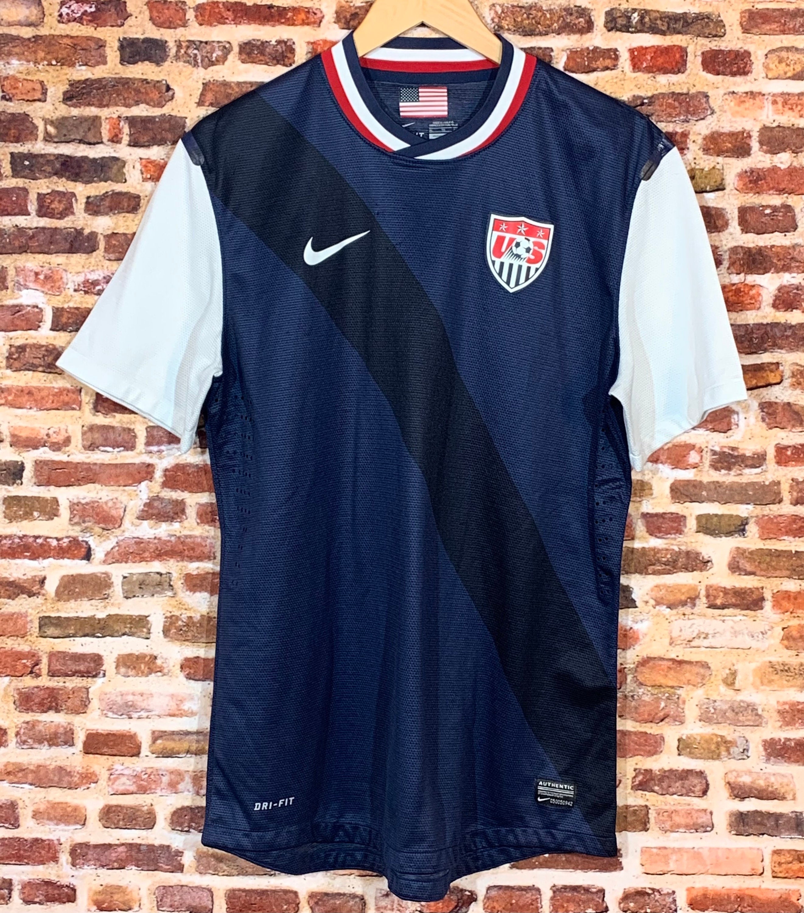 USA Soccer Authentic Player Issue Mens XL 2012 Away Jersey | Etsy