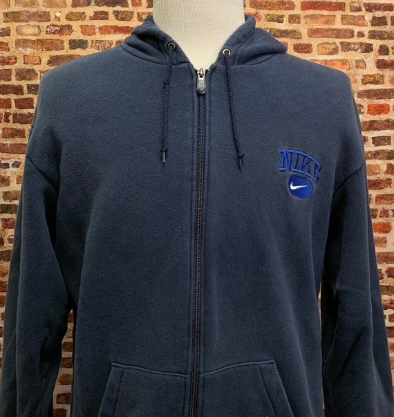 Vintage 90's Nike Men's XL Zip-Up Hoodie Sweatshir