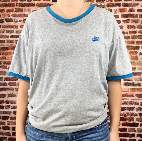 Vintage Nike Men’s Large Ringer Tee Shirt Rare
