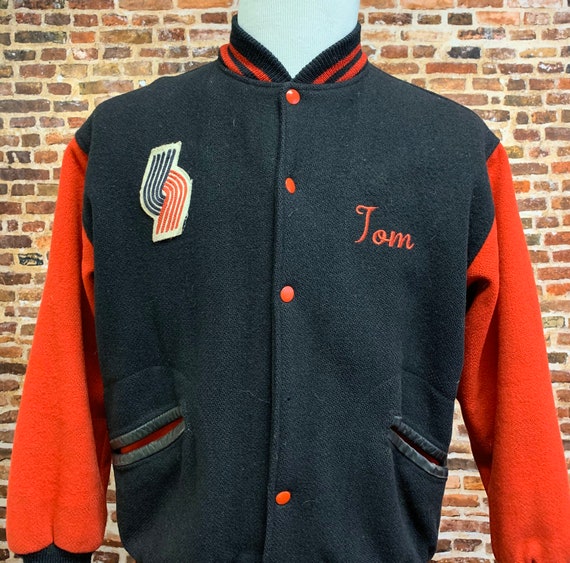 Vintage Portland Trail Blazers Men's Medium Varsit
