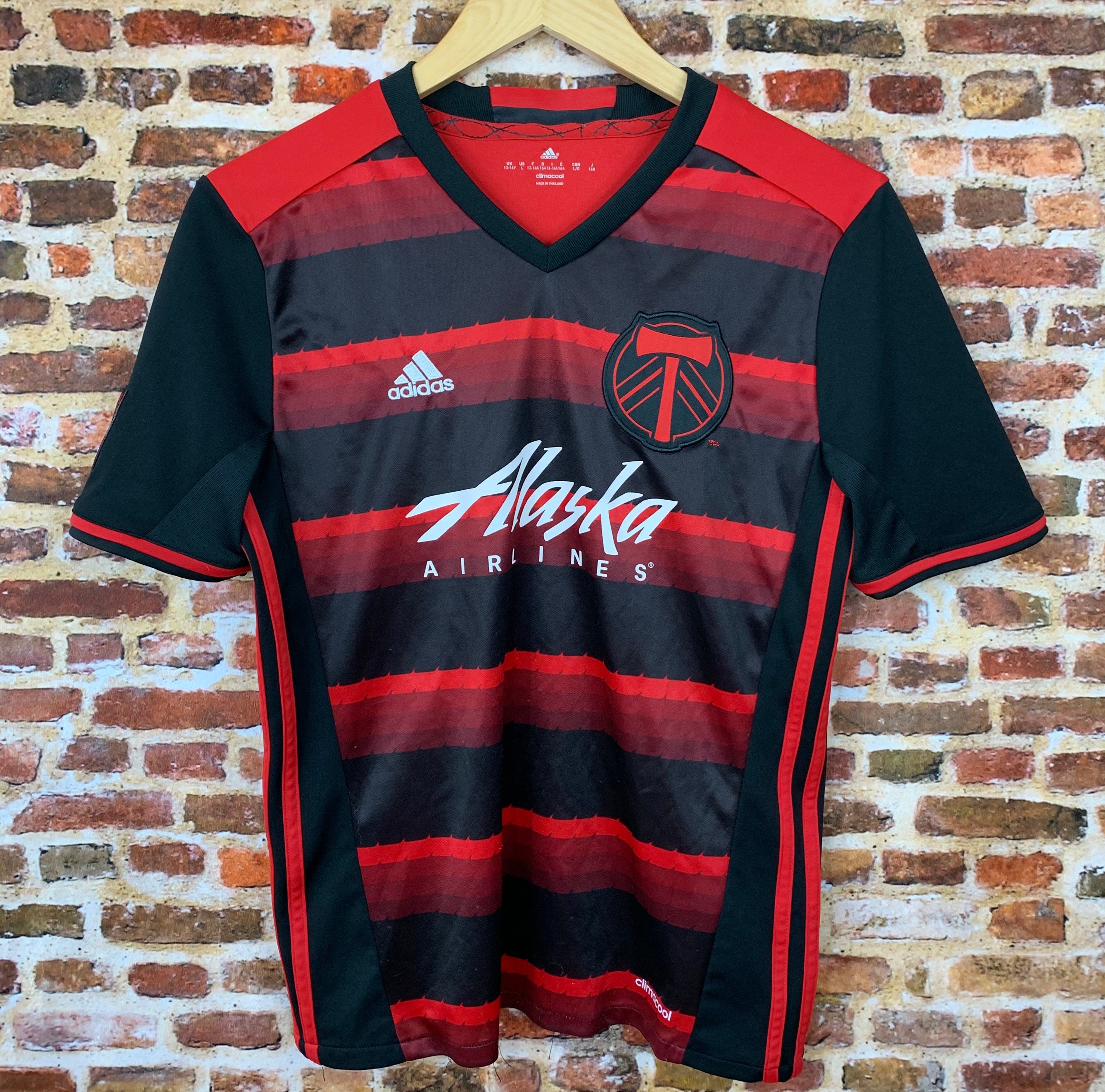 Portland Timbers Youth Large 1314Y Away Jersey Rare hecho Etsy