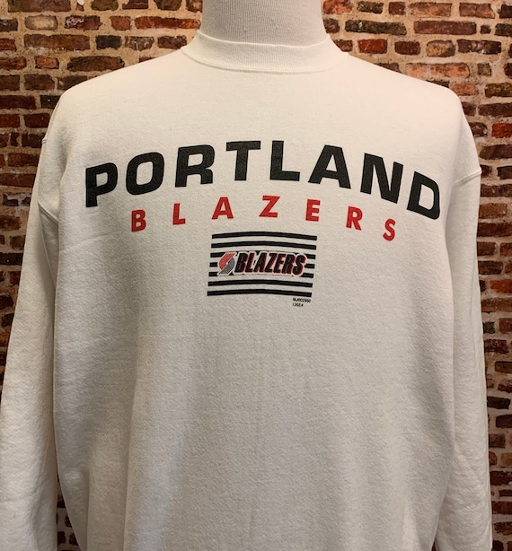 Vintage 90s Portland TRAIL BLAZERS Men's Large Pul