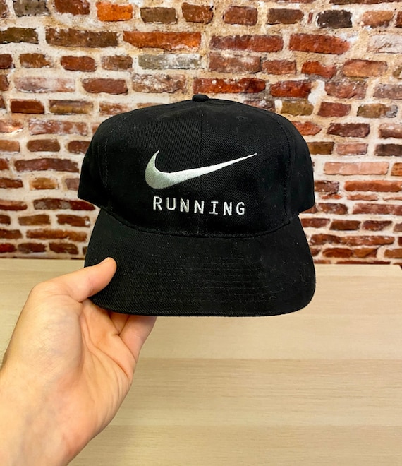 Vintage 90's NIKE RUNNING SnapBack Hat RARE