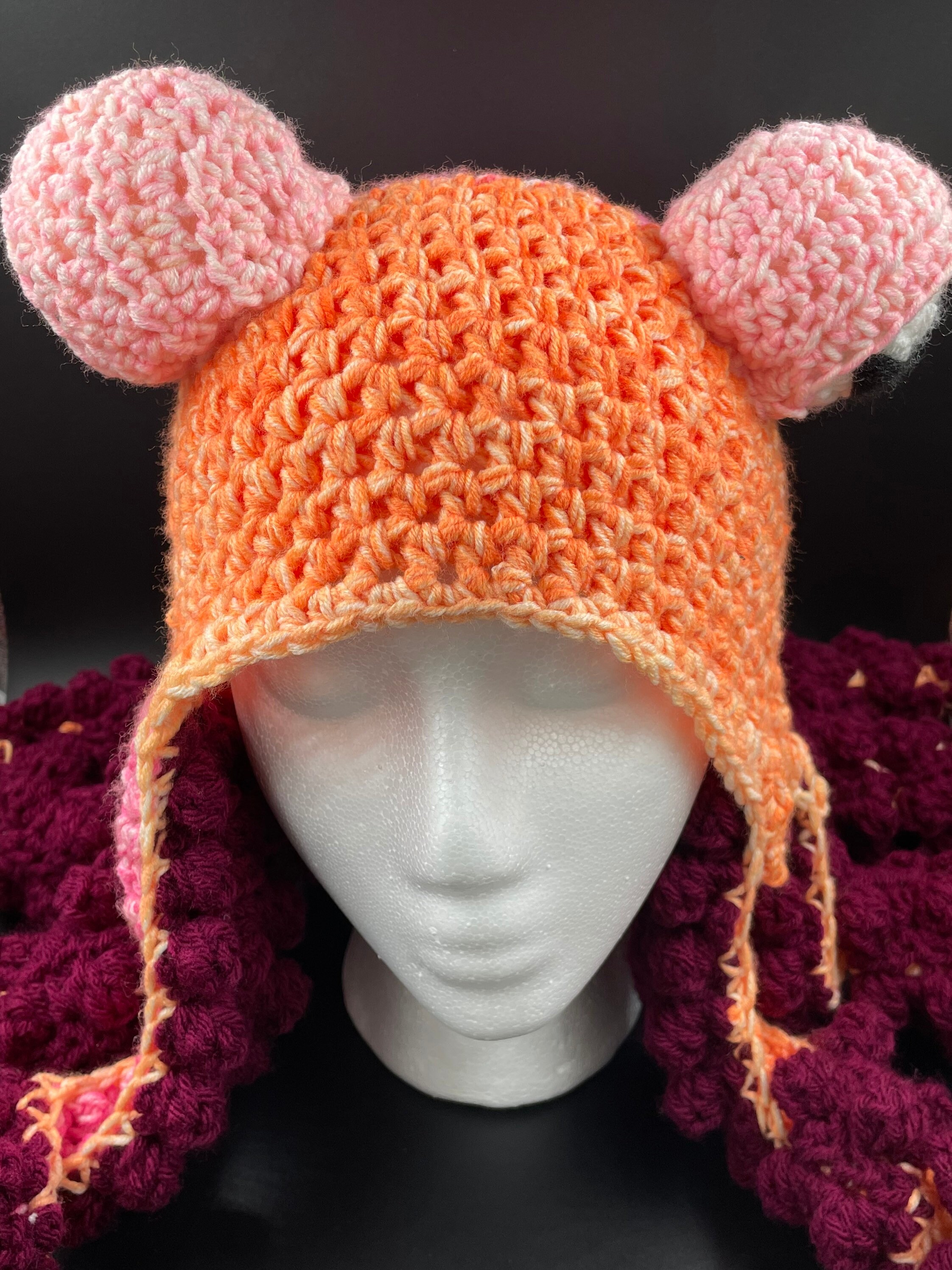 Crochet Octopus Hat-orange | Etsy
