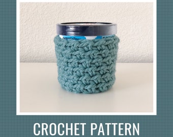 Crochet Pattern: Super Quick and Chunky Ice Cream Cozy // Ice Cream Cozy Pattern, Pint Sleeve Pattern, Crochet Ice Cream Cozy, DIY Crochet