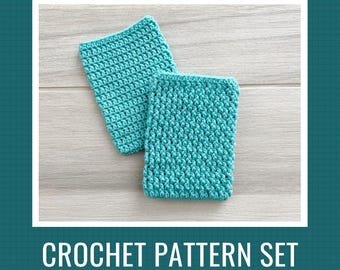 2-in-1 Crochet E-Reader Sleeve Pattern - Simple & Textured Kindle Cozy - Crochet Bookish Gift for Kindle Paperwhite - Digital PDF Pattern