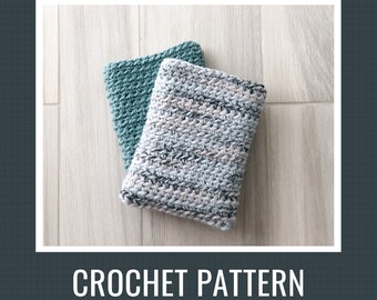 Chunky Crochet Book Sleeve Pattern - Beginner Friendly PDF - Quick 1-Hour Kindle Cover & Bookish Gift Idea