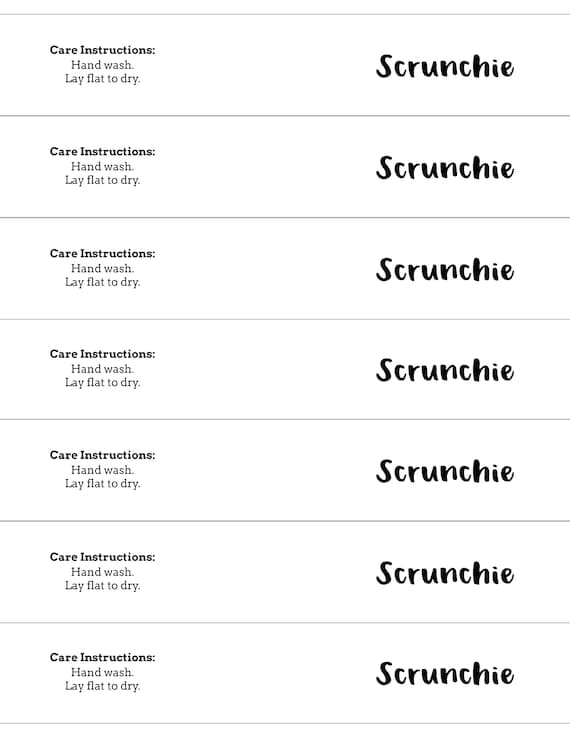 Download Download Packaging Free Scrunchie Tag Template - Photoshop PSD Mock-ups
