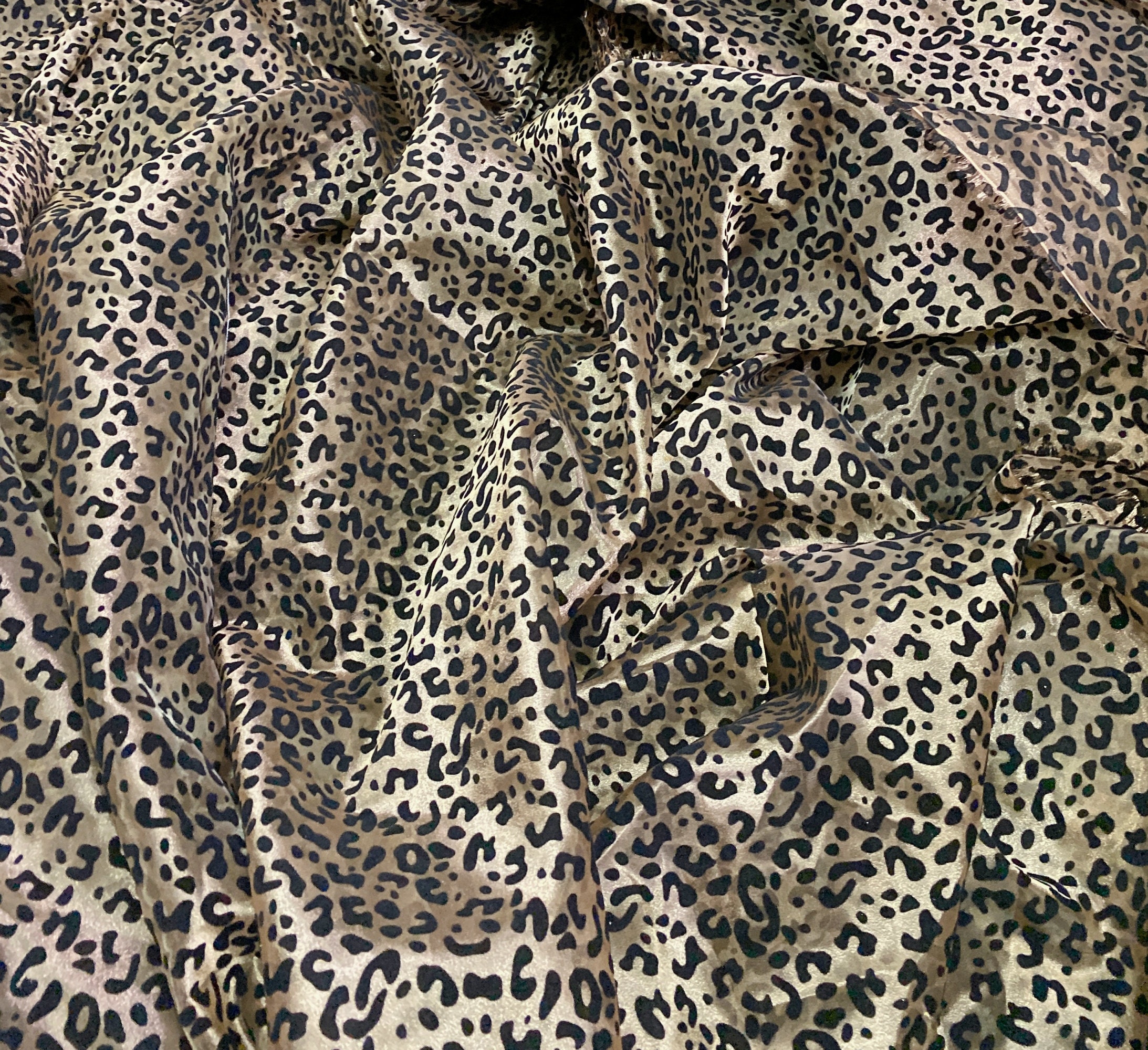 3D Leopard Animal Prints on Soft Organdy Fabric 60w - Etsy