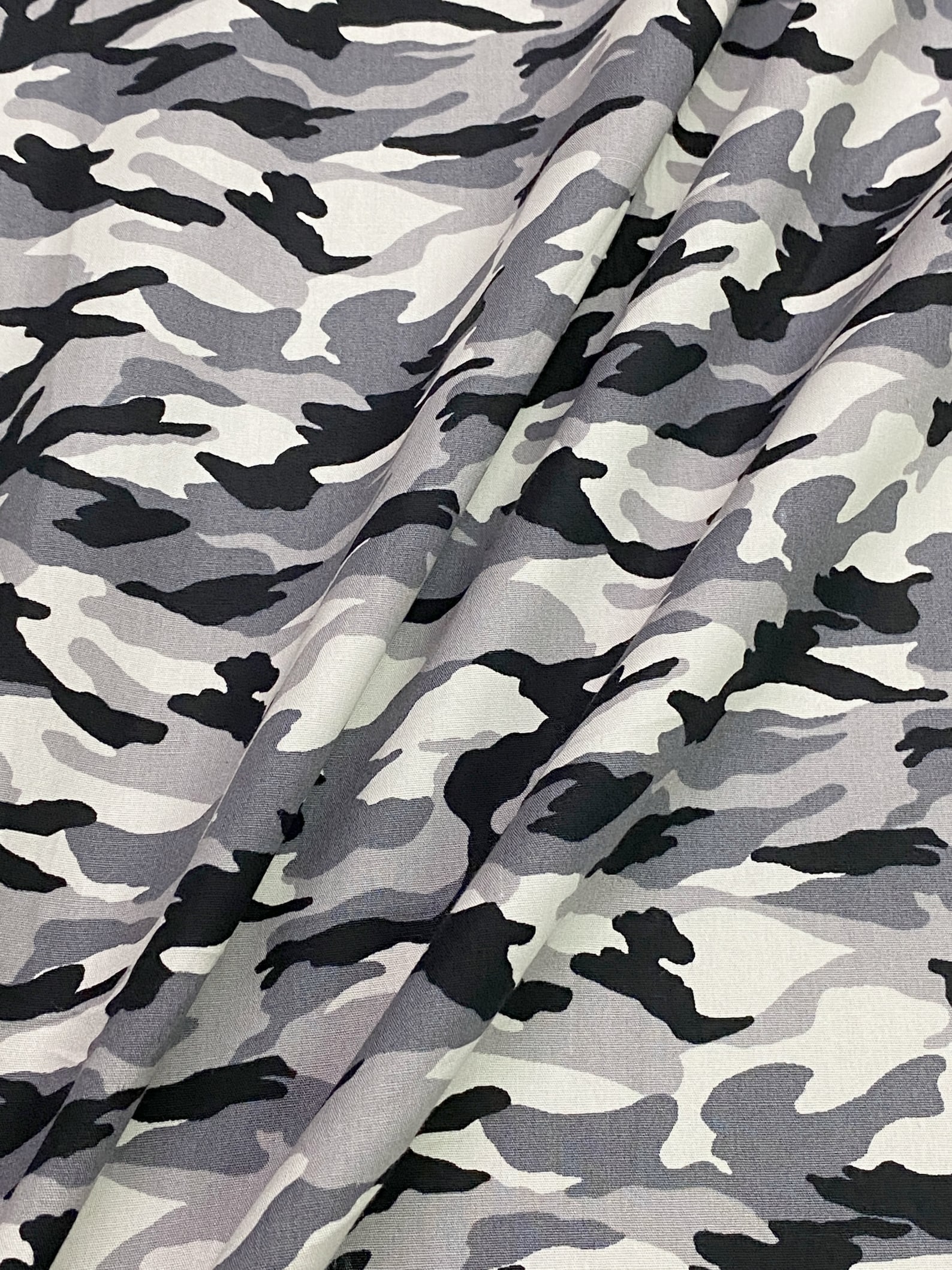 Army Camouflage 100% Cotton Grays Camo Print Fabric Material | Etsy