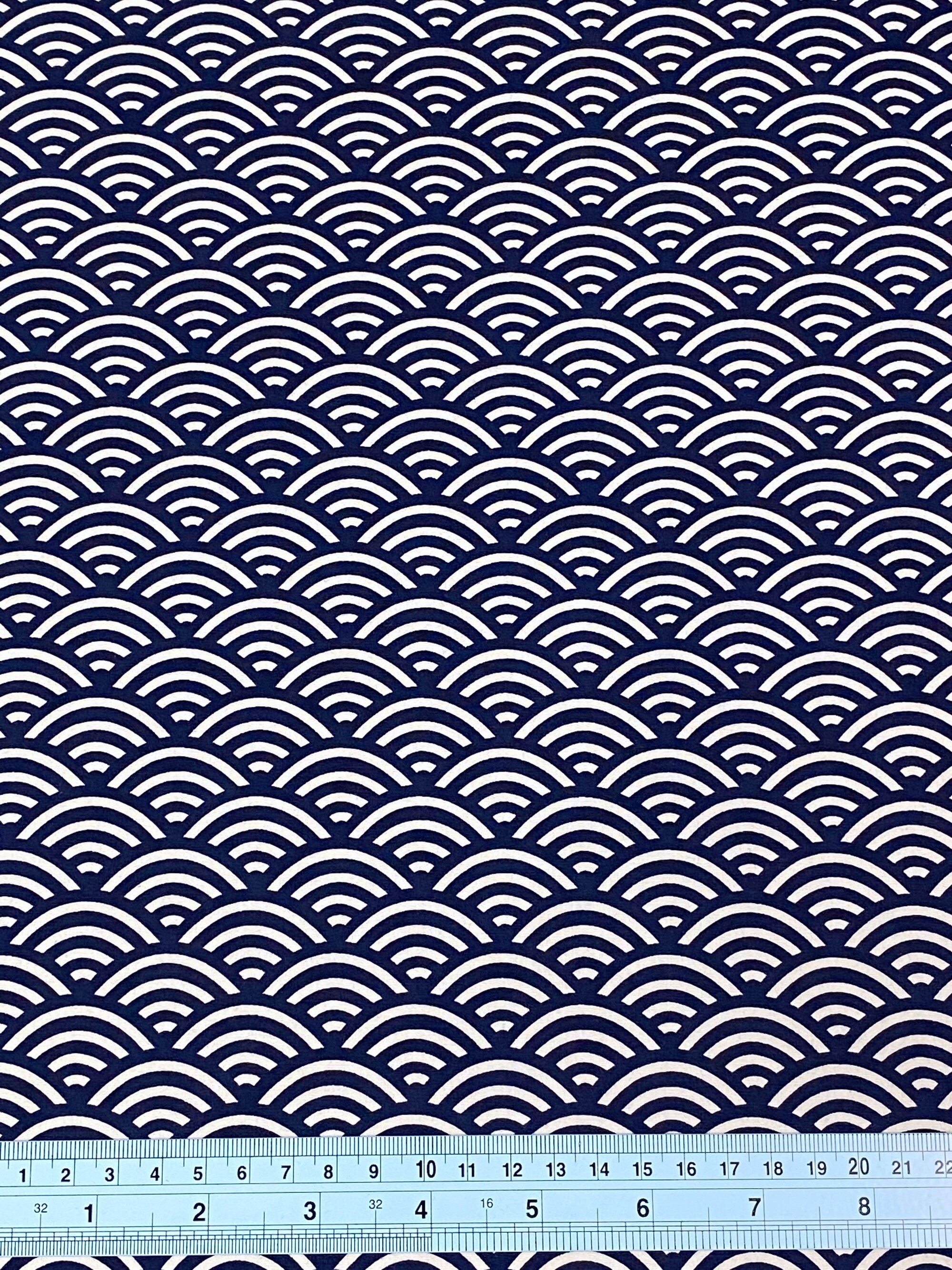 100 Cotton Oriental Japanese Fan Prints Fabric 44W Material Etsy