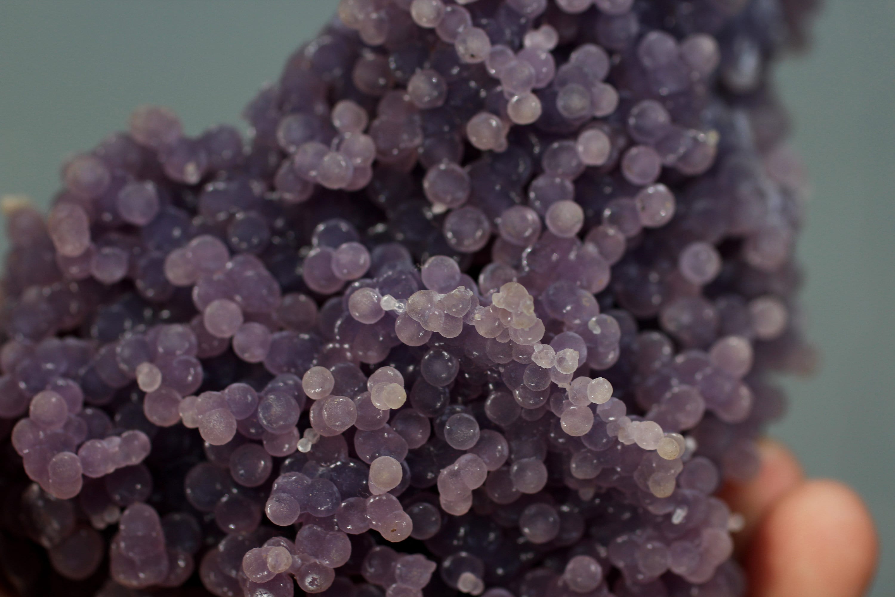 276 gr 高級グレープアゲートクリスタル - ブドウ状カルセドニー - 紫