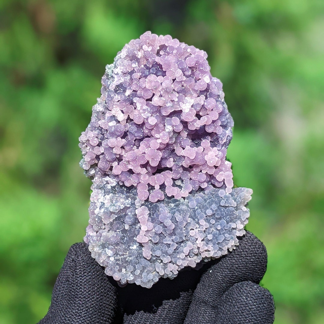 グレープカルセドニー インドネシア産 ボツアナ天然石 パワーストーン インドネシア産グレープアゲート | Mineral&Fossil グレープアゲート