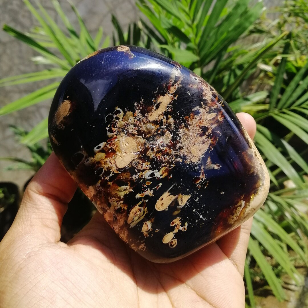 190.4 Grams Natural Blue Amber Zebra Amber Polished - Etsy