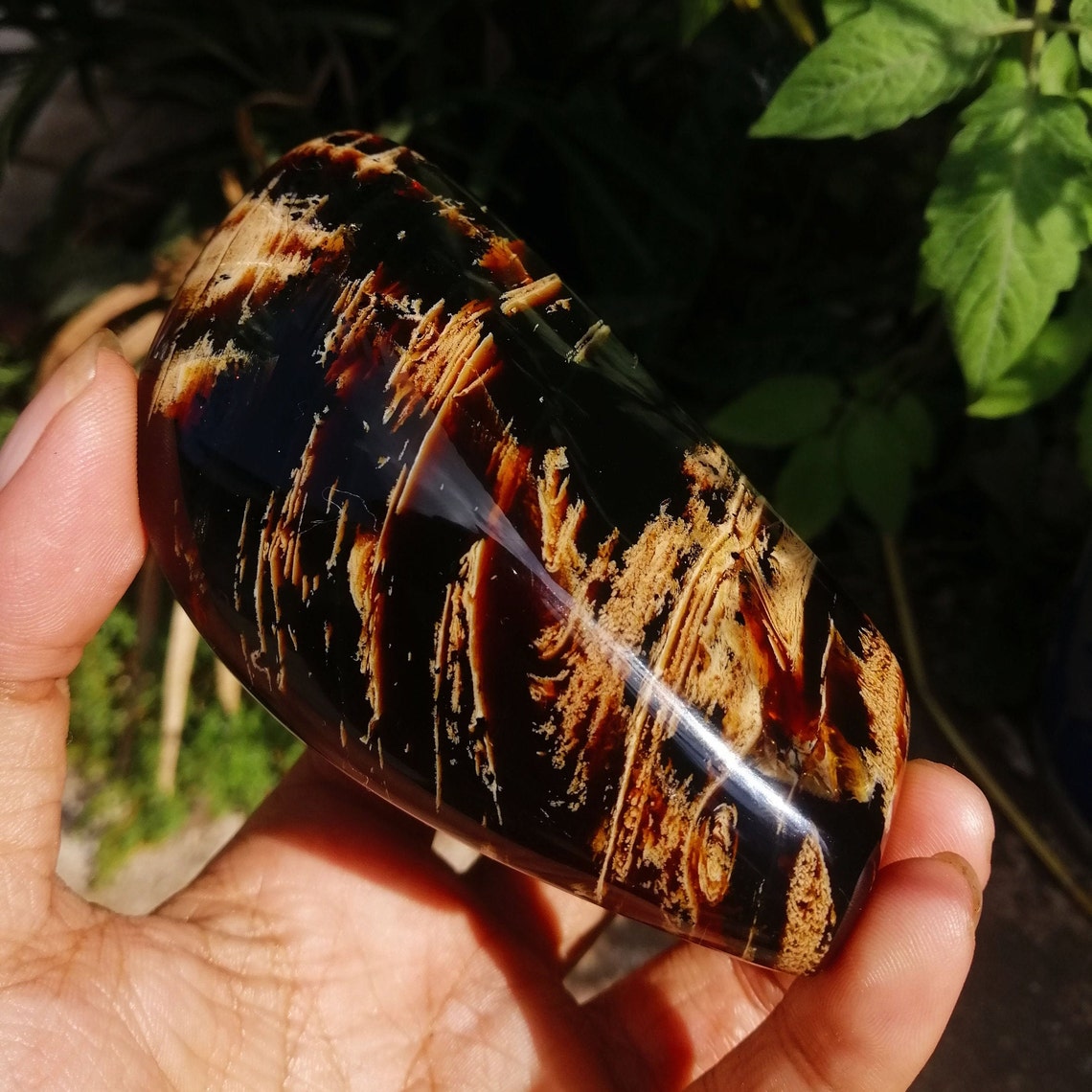 113.7 Grams Natural Amber Zebra Rough Polished - Etsy