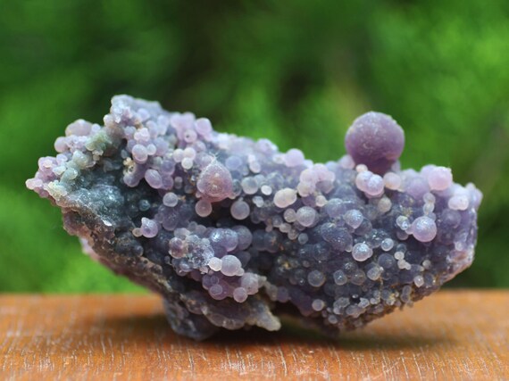 158 グラム グレープアゲートクリスタル - ブドウ状カルセドニー - 紫