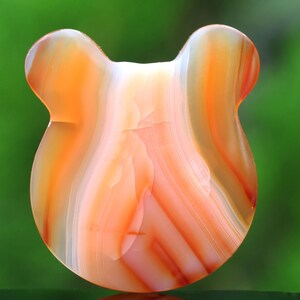 Karneol Achat Mickey Mouse Handmade Halloween Verkauf