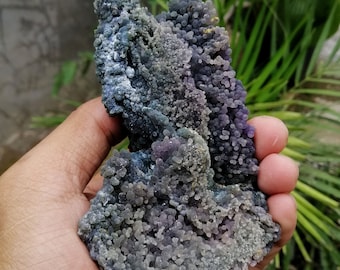 1076 Cts Grape Agate Crystal - Botryoidal Chalcedony - Purple Crystal - Indonesia - StoneAge.co