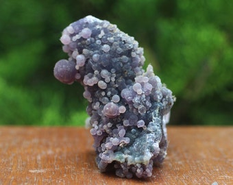 158 グラム グレープアゲートクリスタル - ブドウ状カルセドニー - 紫